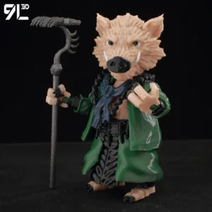 3D Printed Black Myth Pigsy Bajie Action Figure