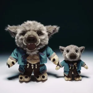 Black Myth Zhu Bajie Plush Keychain Ornament