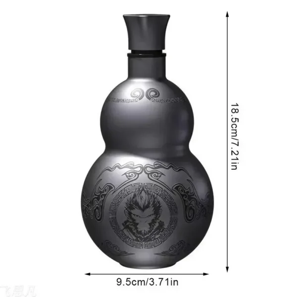 Black Myth Wukong Gourd Insulated Water Bottle